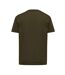 Unisex adult sierra recycled cotton lightweight t-shirt khaki green Iqoniq-2