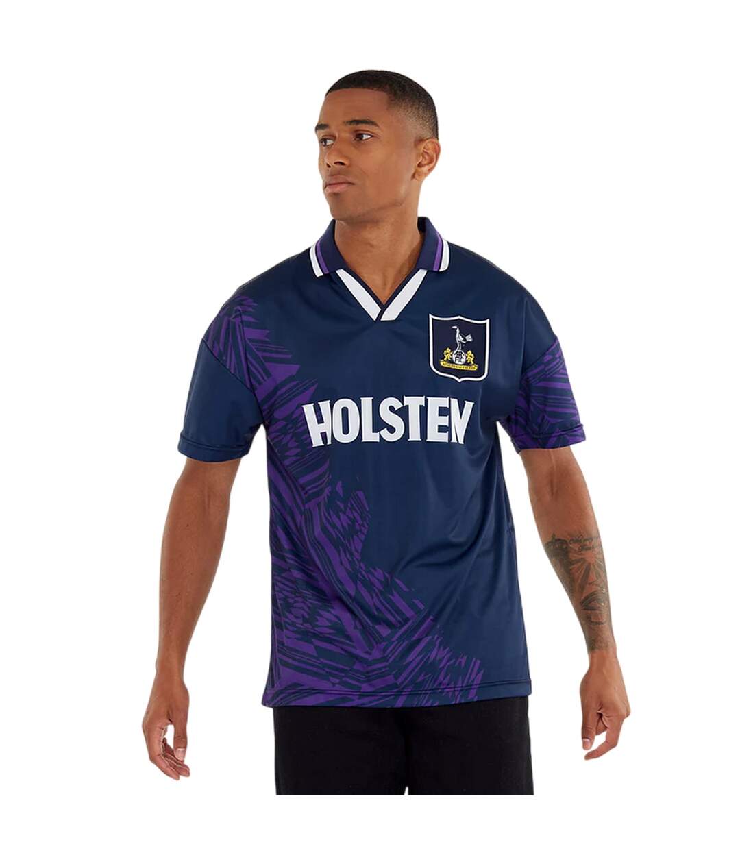 Mens 1994 Tottenham Hotspur Fc Away Shirt Purple Score Draw-2
