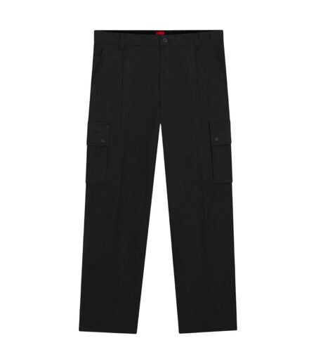 Mens Relaxed Fit Cargo Trousers Black Hugo