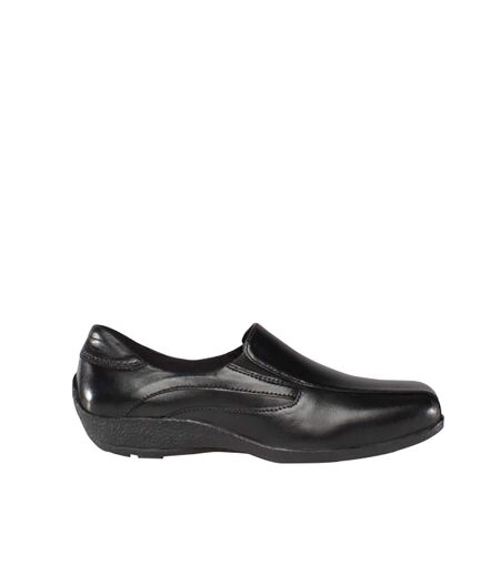 Mocassins En Cuir Femme Noir Mod Comfys