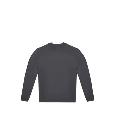 Unisex adult id.332 crew neck sweatshirt dark grey B&C