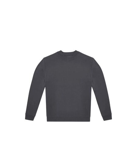 Unisex adult id.332 crew neck sweatshirt dark grey B&C
