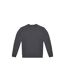 Unisex adult id.332 crew neck sweatshirt dark grey B&C-1