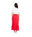 Jupe Mi-longue Femme Rouge Be You-3