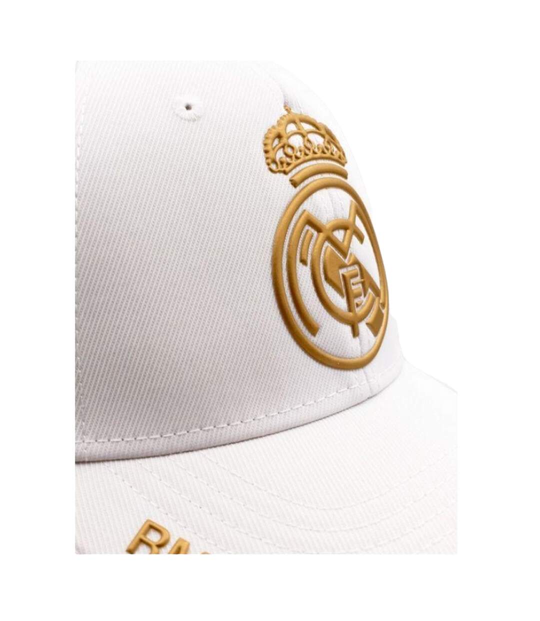 Casquette De Baseball Homme Blanc Real Madrid CF-3