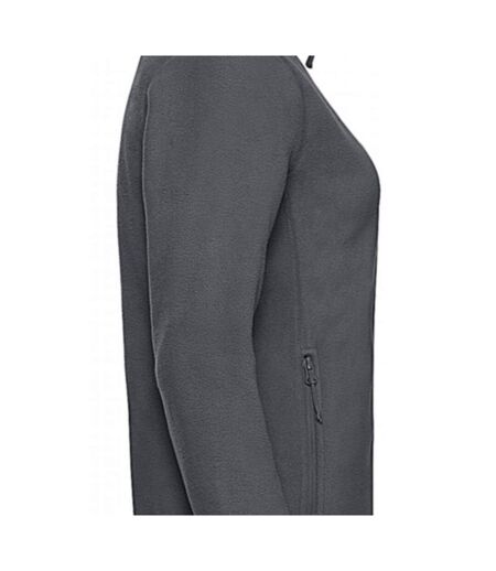 Jerzees Colours Ladies Full Zip Outdoor Fleece Jacket (Convoy Grey)