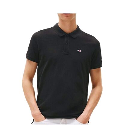 Polo noir homme tommy hilfiger tjm slims