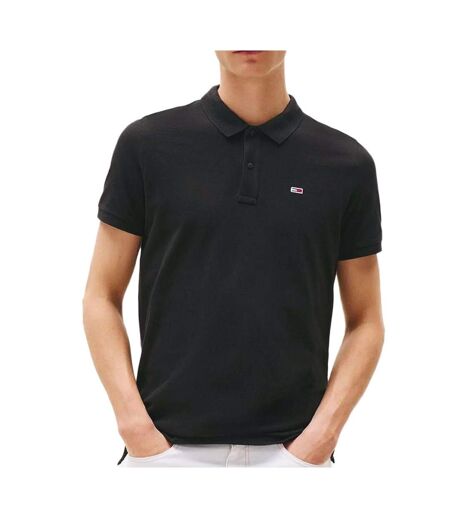 Polo noir homme tommy hilfiger tjm slims