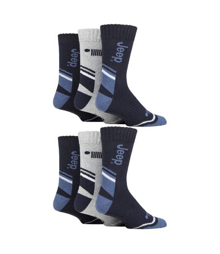 Paquet de 6 chaussettes d'extérieur pour bottes de marche pour hommes