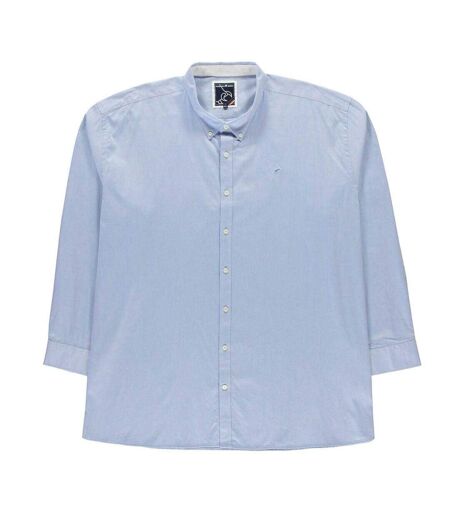 Chemise Manches Longues Motif/style Uni Homme Bleu Ciel Raging Bull