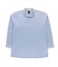 Chemise Manches Longues Motif/style Uni Homme Bleu Ciel Raging Bull-1