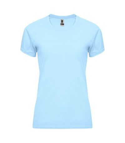 T-shirt bahrain femme bleu ciel Roly