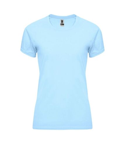 T-shirt bahrain femme bleu ciel Roly