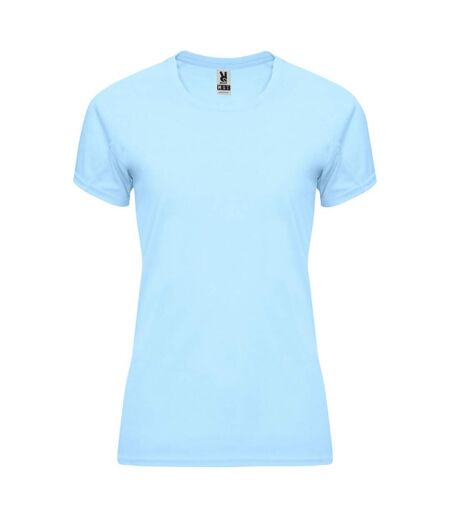 T-shirt bahrain femme bleu ciel Roly