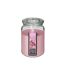 Bougie Parfumée en Verre Couvercle 510g Rose