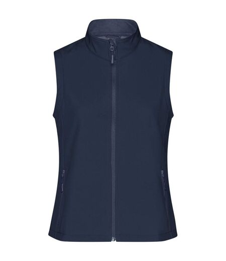 Veste Sans Manches Promo Femme Bleu Marine James And Nicholson