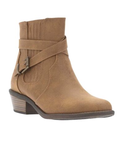 Bottines santiags lyah femme rouille Blowfish