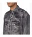 Mens Gils Denim Shirt Black Grey Diesel-4
