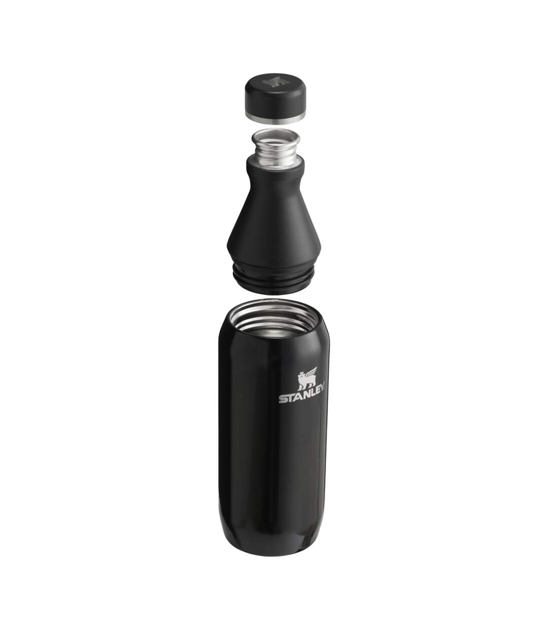 All Day Slim 350ml Water Bottle One Size Black Stanley-3