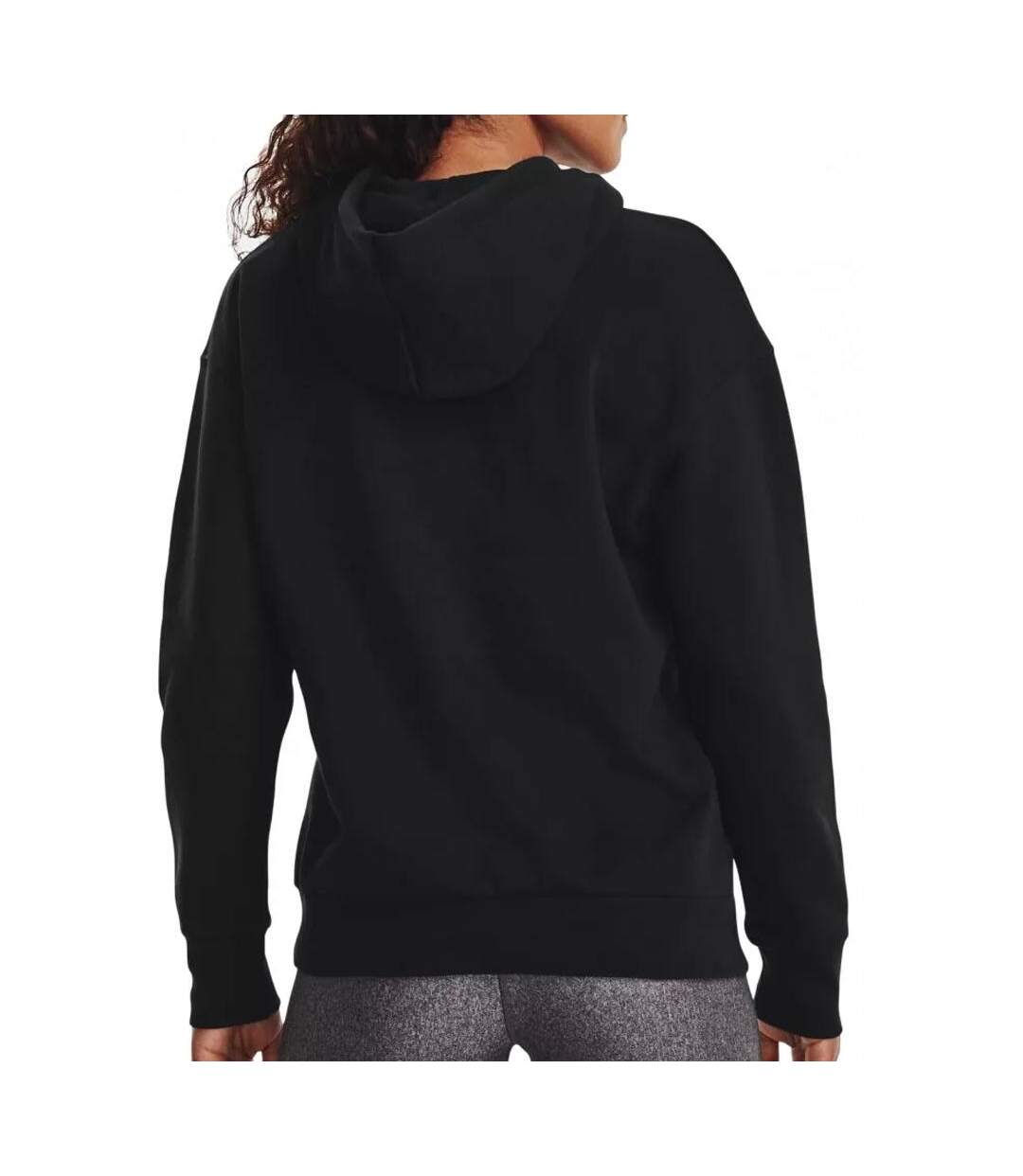 Sweat Noir Femme Under Armour Essential Fleece - S