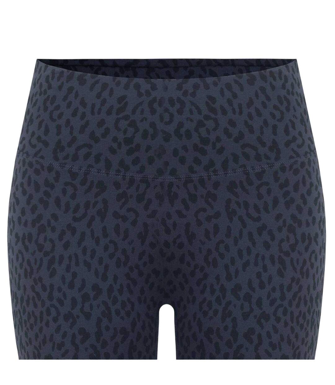 Womens/ladies Leopard Print Leggings Animalier Black Miso-4