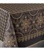 Nappe Imprimée Sherine 150x240cm Noir-2