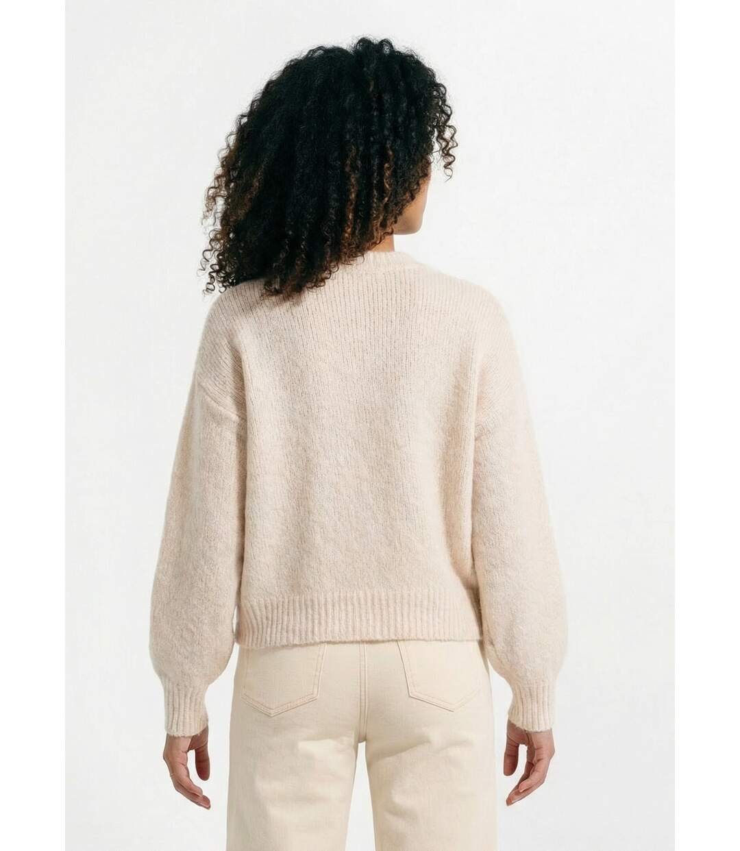 Pull avec laine et petits boutons métal-2