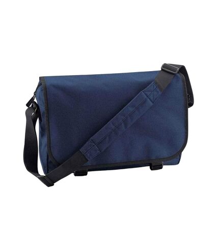 Flap top 11l messenger bag one size french navy Bagbase