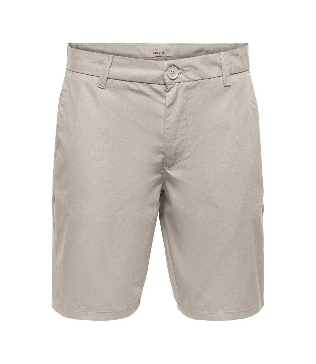 Mens Chino Shorts Silver Only And Sons-1