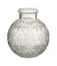 Vase Design en Verre Diamant 18cm Transparent-1