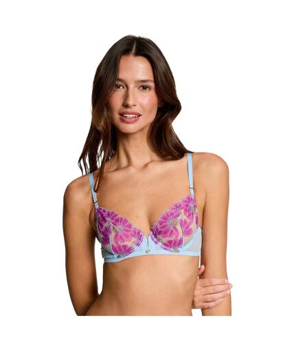 Soutien-gorge armatures bleu Clemence