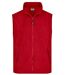 Gilet sans manches bodywarmer polaire homme - JN045 - rouge