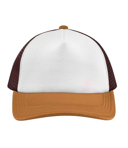 Casquette Trucker Motif/style Rétro Adulte Chocolat Ambre Foncé Beechfield