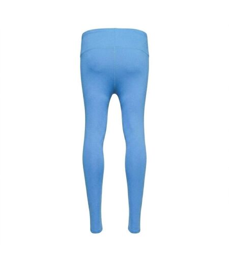 Womens/ladies Harmony Logo High Rise Leggings Blue New Balance