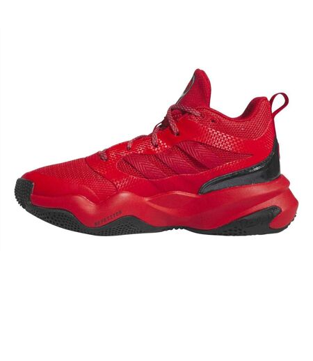 Childrens/kids Mahomes 2 Impact Flx Lace Up Trainers Team College Red Adidas