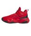 Childrens/kids Mahomes 2 Impact Flx Lace Up Trainers Team College Red Adidas-3