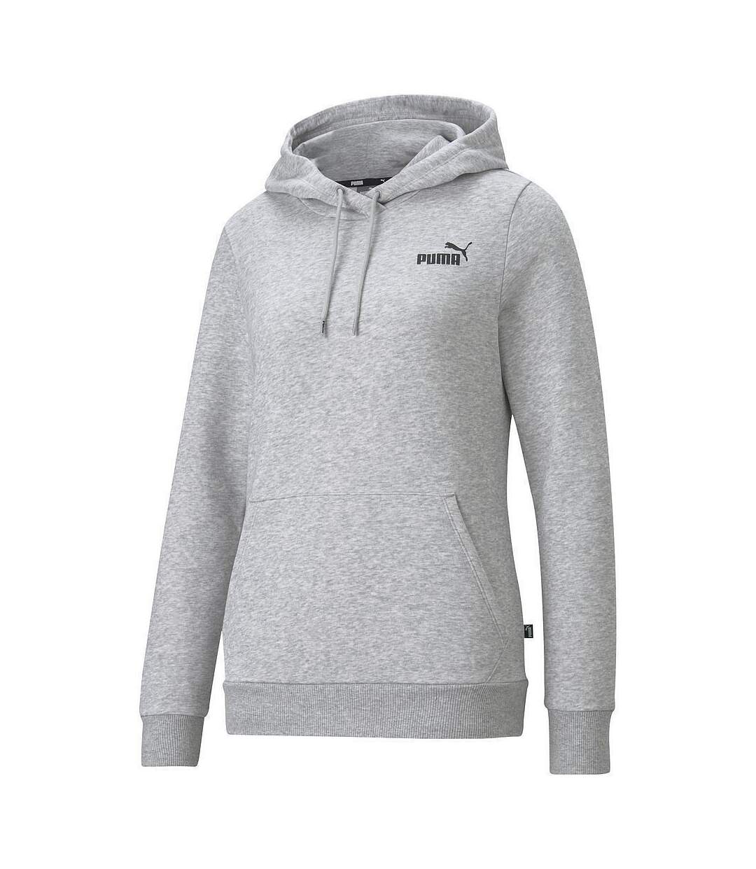 Puma Womens/Ladies ESS Logo Hoodie (Gray) - UTRD1923