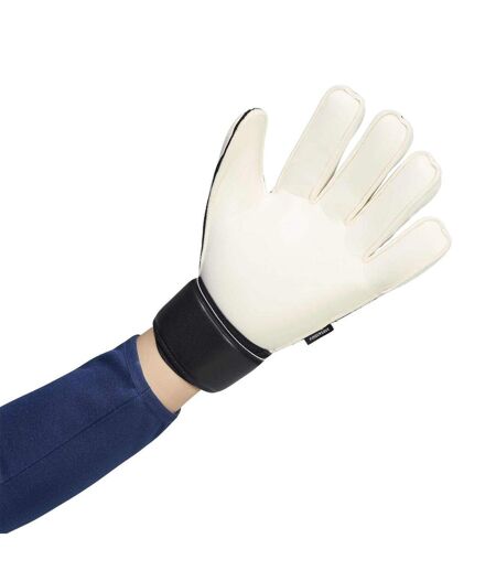 Unisex Adult Predator Match Fingersave Goalkeeper Gloves White Black Adidas