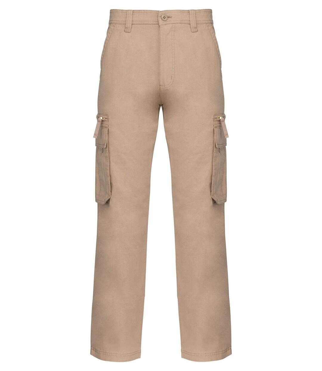 Pantalon multipoches pour homme - SP105 - beige-2