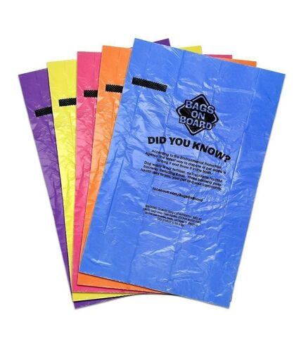Bags On Board Fire Hydrant Dog Poop Bags (Pack of 60) (Multicolored) (One Size) - UTTL4956