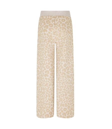 Pantalon De Détente Motif/style Imprimé Léopard Femme Blanc Boss