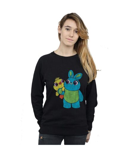 Disney Sweat Womens/Ladies Toy Story 4 Ducky And Bunny Distressed Pose (Noir) - UTBI42174