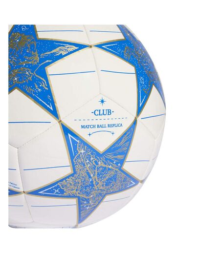 Ballon De Foot Motif/style Zodiaque Uefa Champions League 25/26 Club Taille 5 Blanc Bleu Adidas