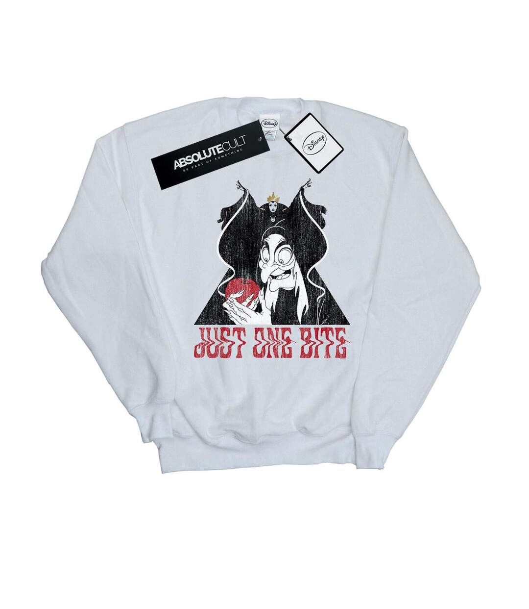 Disney - Sweat SNOW WHITE JUST ONE BITE - Femme (Blanc) - UTBI12742-1