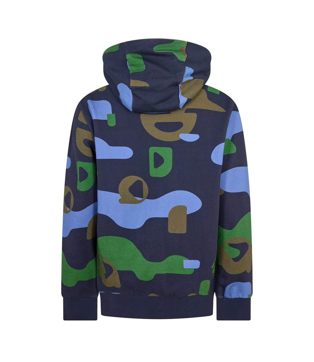 Sweat À Capuche Motif/style Camouflage Homme Bleu Foncé Boss-2
