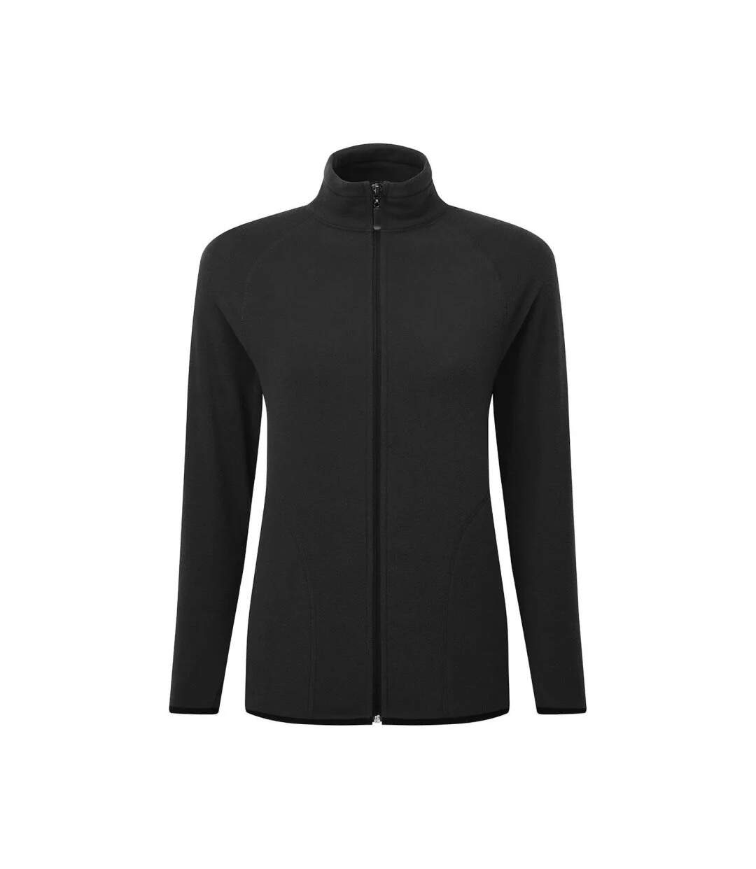 Veste Polaire Motif/style Zippé Femme Noir Signature-2