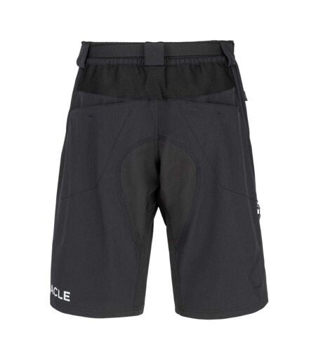 Mens 2 In 1 Cycling Shorts Black Pinnacle
