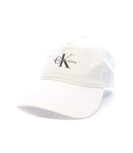 Casquette blanche homme calvin klein jeans monologo printed - taille unique