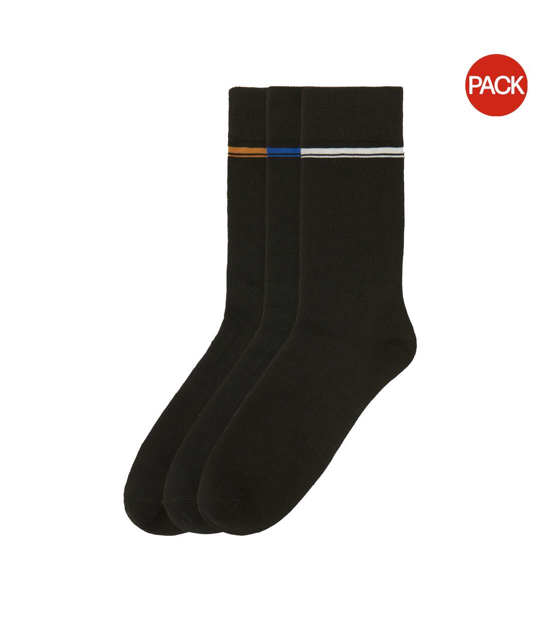 Chaussettes Motif/style À Rayures Homme Noir Ben Sherman-1