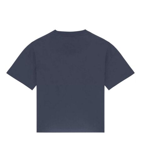 Womens/ladies Oversized T-shirt Navy Native Spirit